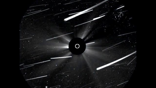 UFOS on LASCO C3, the clear coronagraph picture, has a shutter time of about 19 seconds. смотреть онлайн