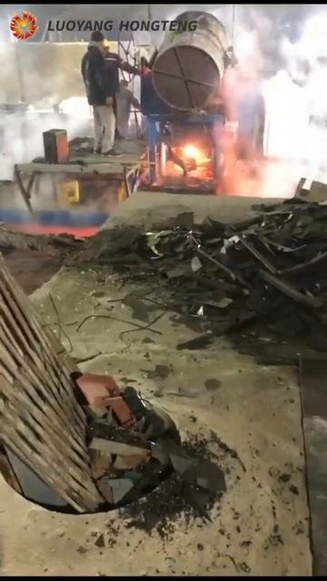 6 tons per hour continuous casting and rolling steel bar production line смотреть онлайн