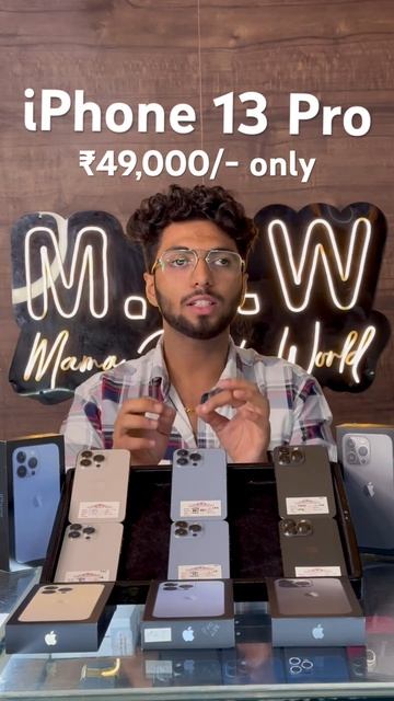 iPhone 13 Pro 128 GB ₹49,000/- #mamabhanjaworld #iphone #apple #iphone13pro #iphones смотреть онлайн