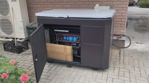 Генератор 12 кВт в контейнере с  автозапуском (АВР) для частного дома