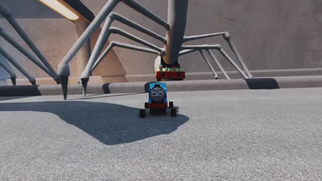 Маленькие машинки Томаса против рельсовых лавовых прыжков с МУТАНТАМИ Томаса – BeamNG.Drive смотреть онлайн