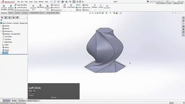 Solidworks How To Loft смотреть онлайн