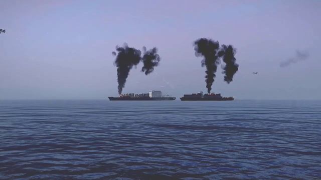 🔴 Today! 2 British Cargo Ships Carrying 5,000 Tons Of Ammunition Were Destroyed By Russian Yak-141s