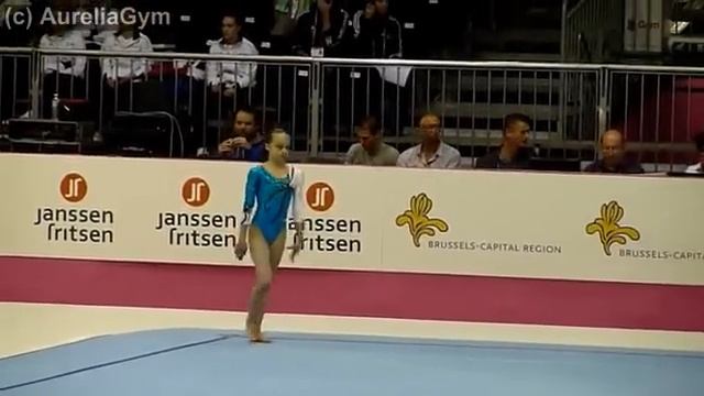 Kloptsova Darya UKR FX junior qual Euro 2012 смотреть онлайн