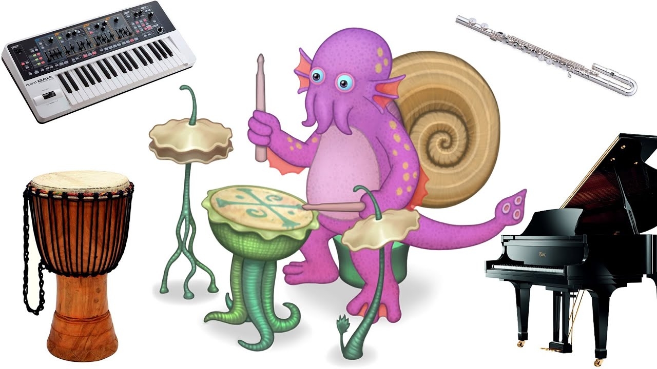 Остров Воды - Все Актёры Озвучки и Инструменты Монстров (My Singing Monsters) (Мсм)