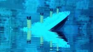 Титаник тонет в роблокс! 1 часть