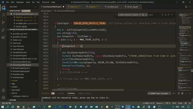 How Format String With Select Tab Dialog Style List Header GTA SAMP For Increment Pawn Loop Script смотреть онлайн