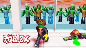 ЭТИ ЗОМБИ ХОТЯТ МЕНЯ СЪЕСТЬ!!!  ROBLOX Мульт Игра для детей Побег из Торгового Центра