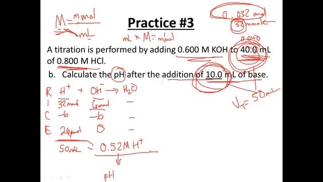 AP Video 15.5 - Calculations of Strong-Strong Titrations смотреть онлайн