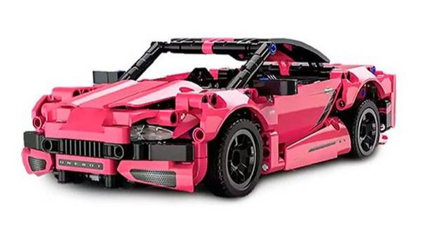 Видео инструкция по сборке конструктора Onebot Building Block Supercar OBJZF62AIQI - розовый