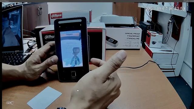 CONTROL DE ACCESO STANDALONE DAHUA ASI6214J-MFW смотреть онлайн