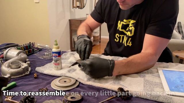 Rebuilding a K03 turbo in 3 minutes