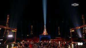 Виртуальный луч на концерте в честь 60-летия полета в космос Юрия Гагарина | Augmented Reality