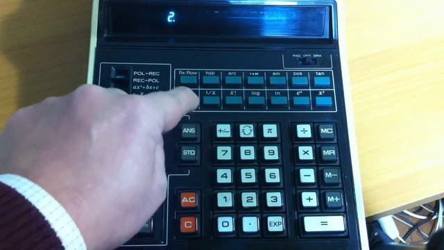 Casio fx-3 Scientific Calculator (1975) смотреть онлайн