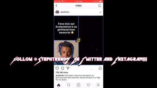 XXXTentacion Fan Kicked Geneva from Memorial and She Responds Going Off смотреть онлайн
