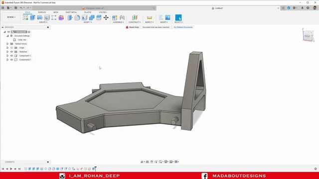 How to Design Triangular Podium Mechanism in Autodesk Fusion 360 | Mechanism Designing Tutorial смотреть онлайн