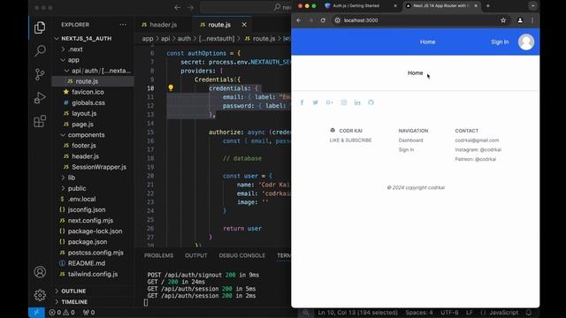 NextJS 14 - Authentication using Next Auth / Auth.js [Complete Guide] смотреть онлайн