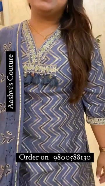 V NECK Premium Modale Muslin Suit | Aashvi Couture #modalemuslinsuit #Vnecksuit #youtubeshortsindia