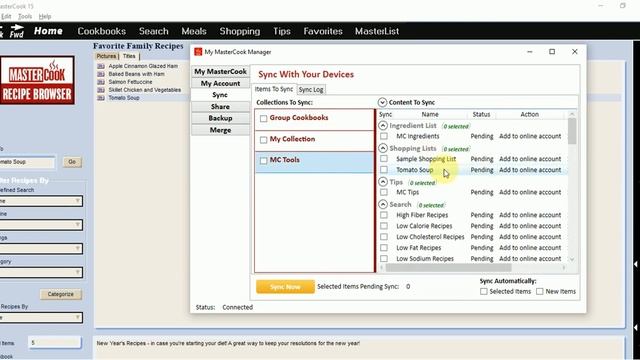 Sync Shopping List смотреть онлайн