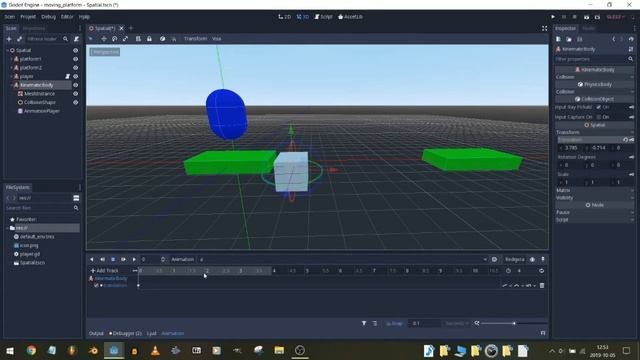 Godot 3D tutorial: Create a moving platform + Download смотреть онлайн