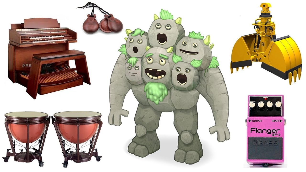 Остров Земли - Все Актёры Озвучки и Инструменты Монстров (My Singing Monsters) (Мсм)