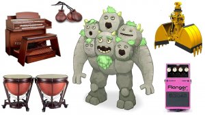 Остров Земли - Все Актёры Озвучки и Инструменты Монстров (My Singing Monsters) (Мсм)