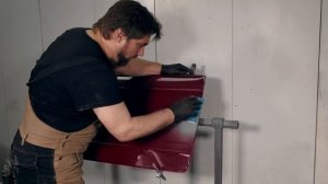 Покраска части кузовной детали автомобиля. Удаление переходов | Подробная видеоинструкция