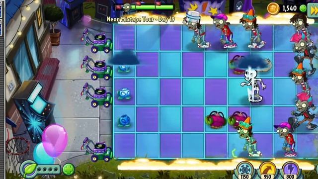 pvz2 lawn of doom and neon mixtape tour day 16 to 21 смотреть онлайн