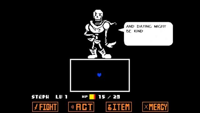UNDERTALE: A perfectly normal Papyrus bossfight смотреть онлайн