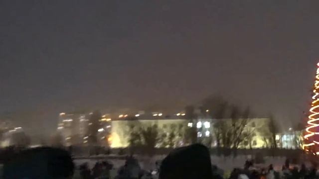 Зажжение елки школа-лицей №101 г.Караганда часть2 смотреть онлайн