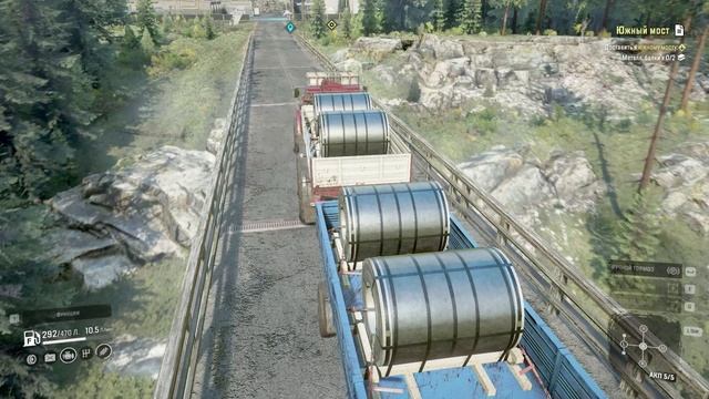 SnowRunner. Висконсин. Река Грэйнвудс. Поручение "Южный мост" смотреть онлайн