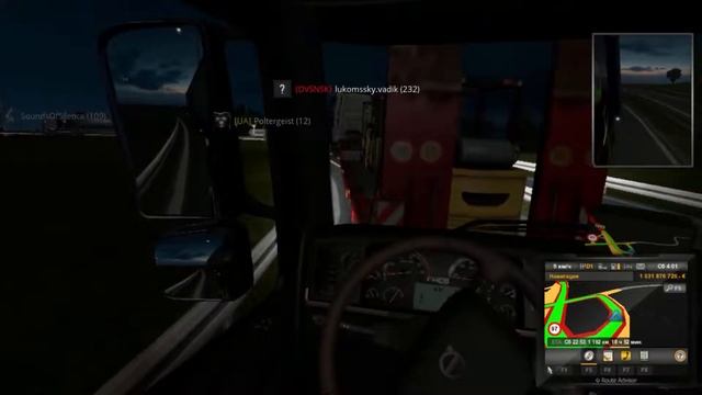 Euro Truck Simulator 2 Multiplayer Очень большая поездка(2 серия)