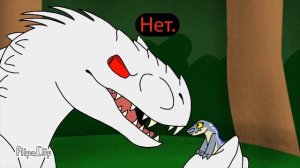 Blue x Indoraptor s1ep 7 перевод
