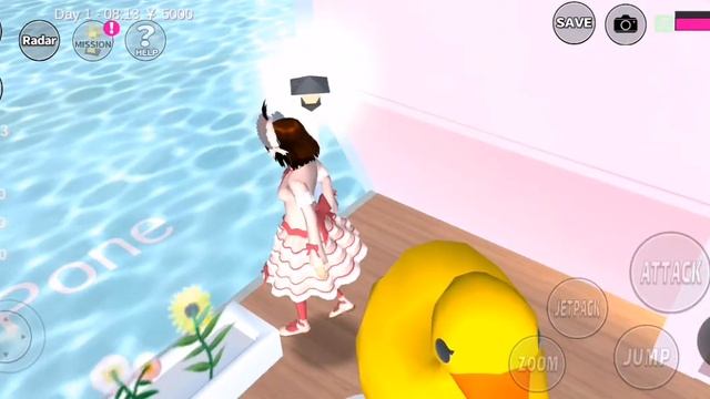Оброз построек людей в Sakura School Simulator смотреть онлайн