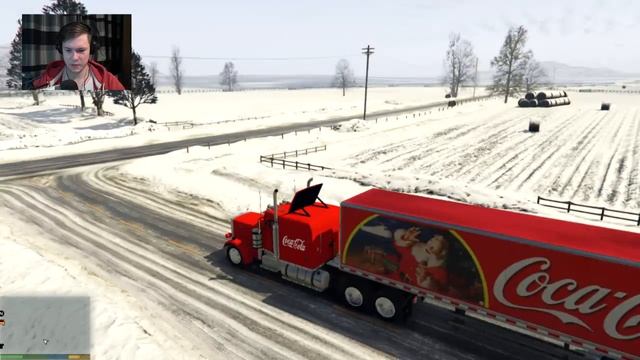 Coca Cola Christmas Truck - GTA 5 PC MOD смотреть онлайн
