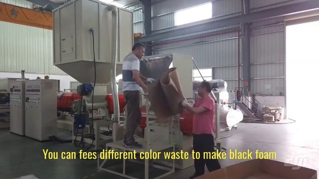EVA foam waste recycle machine смотреть онлайн