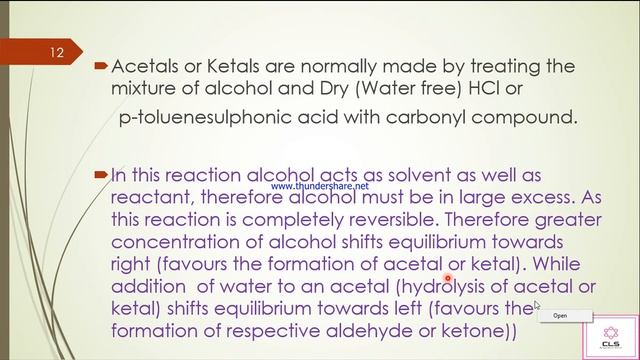 Functional Group Protection in Aldehydes & Ketones, (Lecture-11,Organic Synthesis, BS Chemistry 8th смотреть онлайн