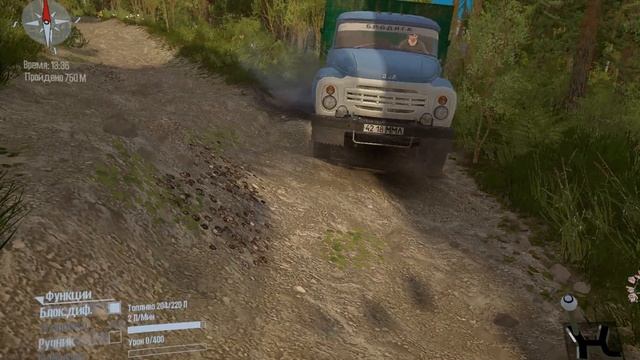 MudRunner 2018 ДОБИРАЛИСЬ ДО ПОГРУЗКИ НА ЗИЛ 130 В. НА АРОЧНЫХ КОЛЁСАХ смотреть онлайн