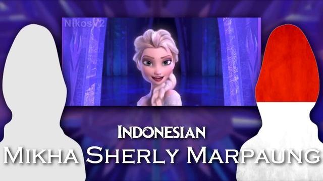 Frozen - Let it Go : High note (one-line multilanguage) смотреть онлайн