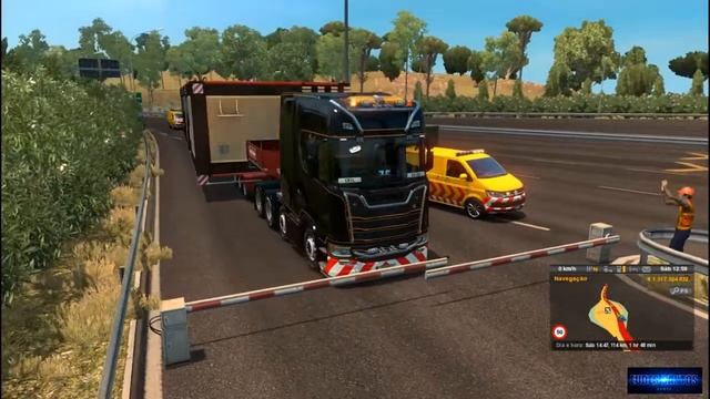ETS 2 - Novo mod DLC SPECIAL TRANSPORTS - G27 смотреть онлайн
