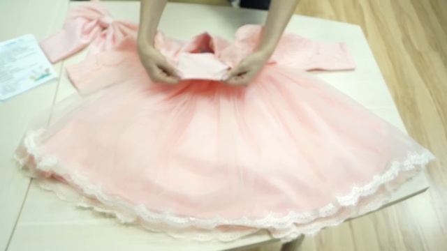 ПЛАТЬЕ РОЗОВОЕ CIKICOKO С БАНТОМ