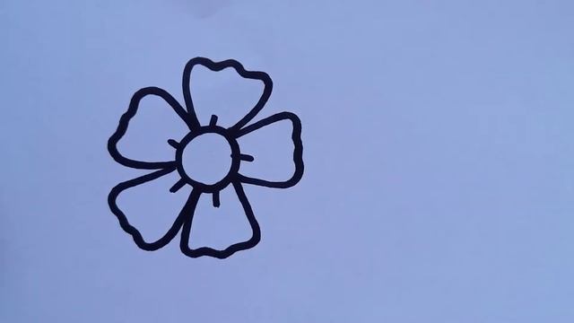 Сурет салу гүл. Bolalar uchun gul rasm chizish. Drawing a flower смотреть онлайн