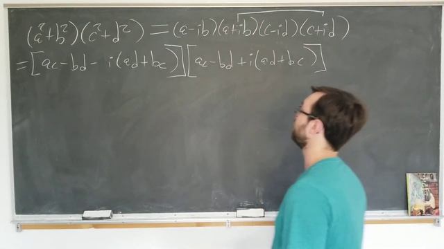 Product of a sum of 2 squares using complex numbers смотреть онлайн