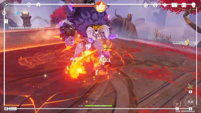 THE CURSED DOMAIN vs C0 BENNETT? | GENSHIN IMPACT смотреть онлайн