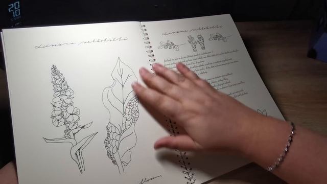 Listováníčko - Herbárium Omalovánium (AdelinaRt) - Flip Through