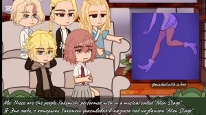 📹 Tokyo revengers react to Takemichi as Luka ║Rus/Eng║