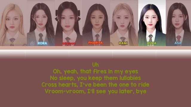 DREAM - BABY MONSTER COLOR CODED LYRICS смотреть онлайн