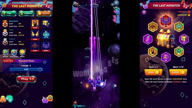 Galaxy Attack: Alien Shooting Thunderous Reckoning 🚀The Last Monster Event Levels 11 - 15 By World смотреть онлайн
