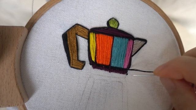Coffee Art Embroidery | Easy Moka Pot Embroidery | Italian Wall Art Tutorial- Coffee Pot Decoratio смотреть онлайн