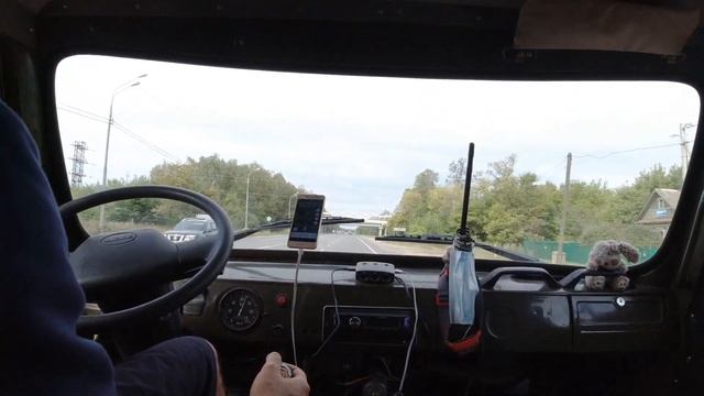 Уаз 3962 (Буханка) от первого лица по городу и трассе